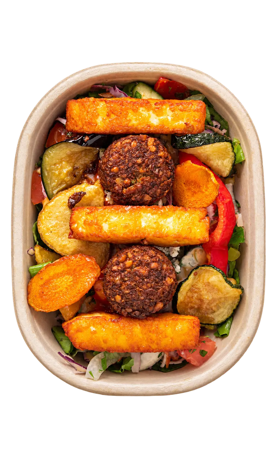 Halloumi & Falafel Salad Box